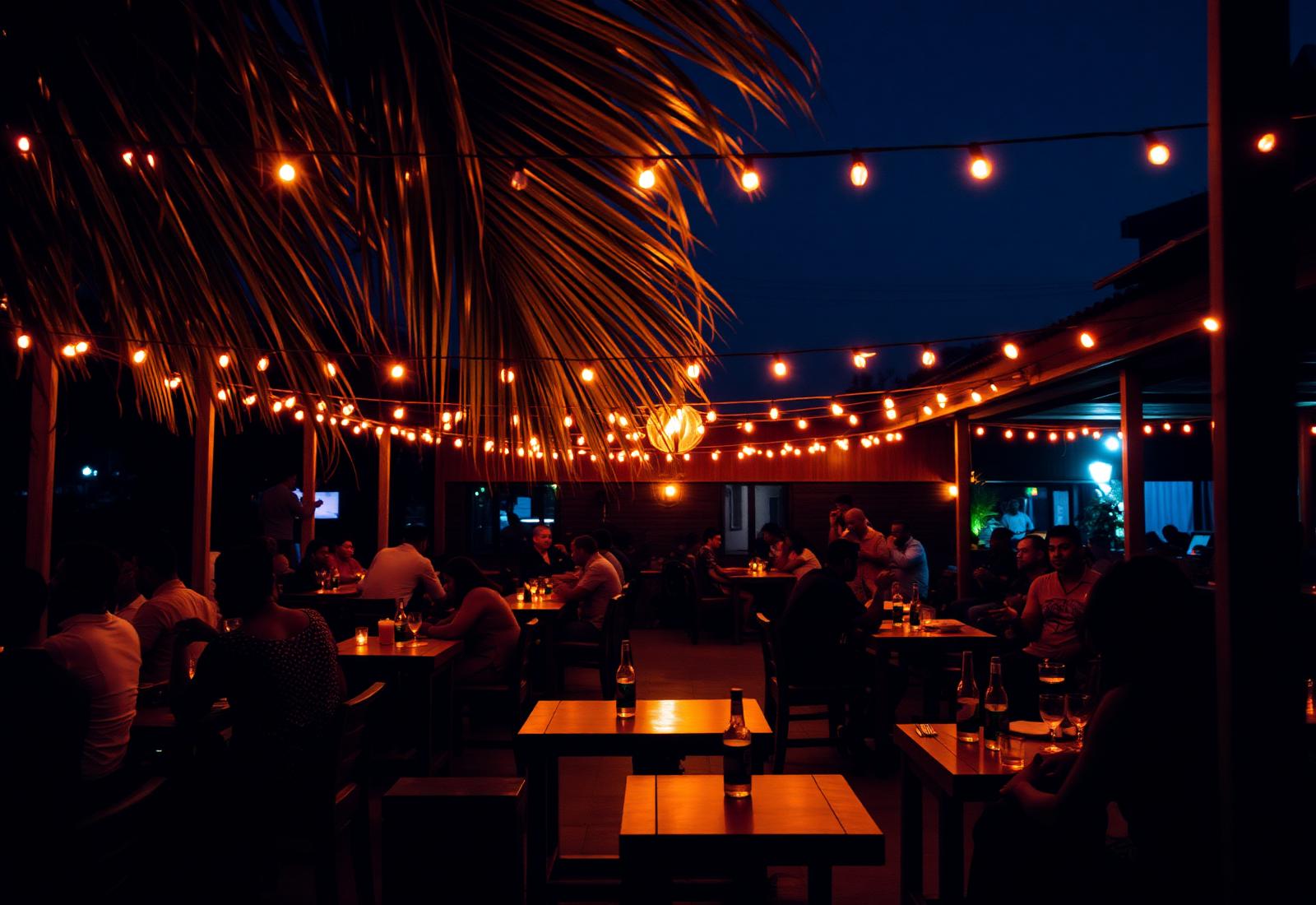 Outdoor nightlife