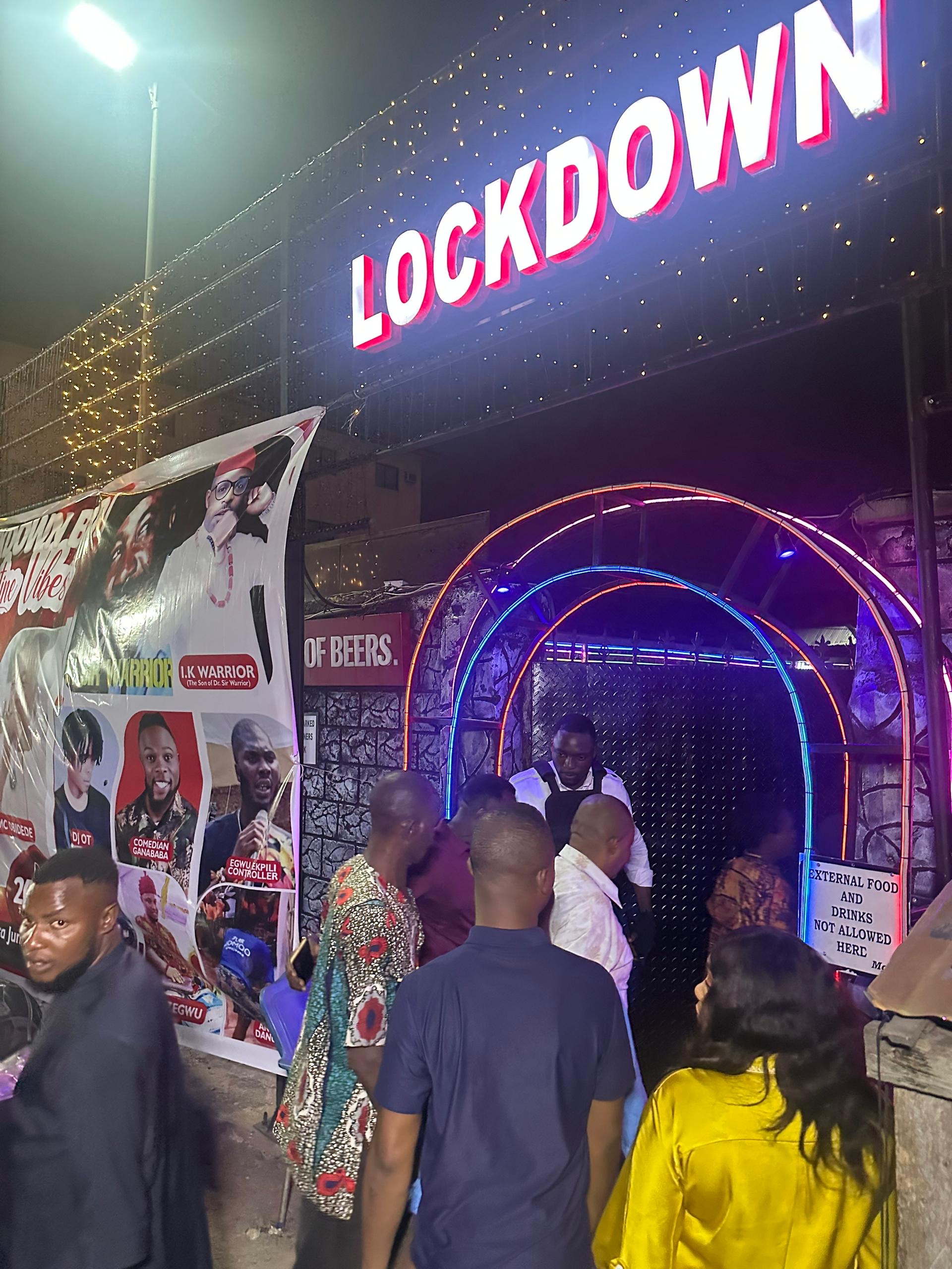 Lockdown Bar night life